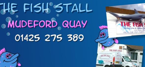 The fish stall, Mudeford Quay logo