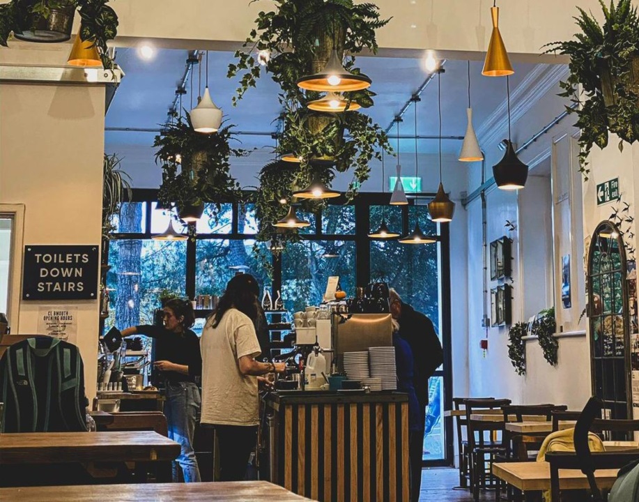 A media range shot of Coffee Lab's interior in Bournemouth