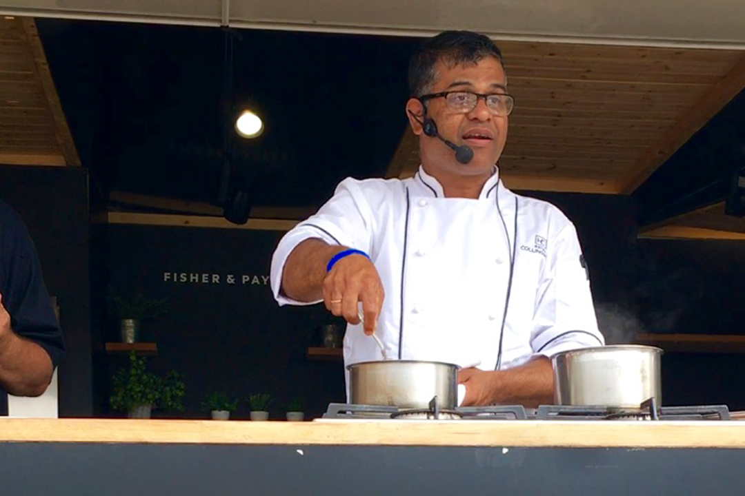 Chef giving a training class 