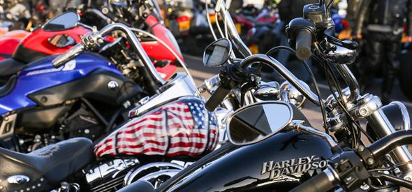 Close up of Poole Dream Machines bikes