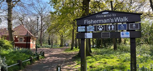 fishermans walk park entrance