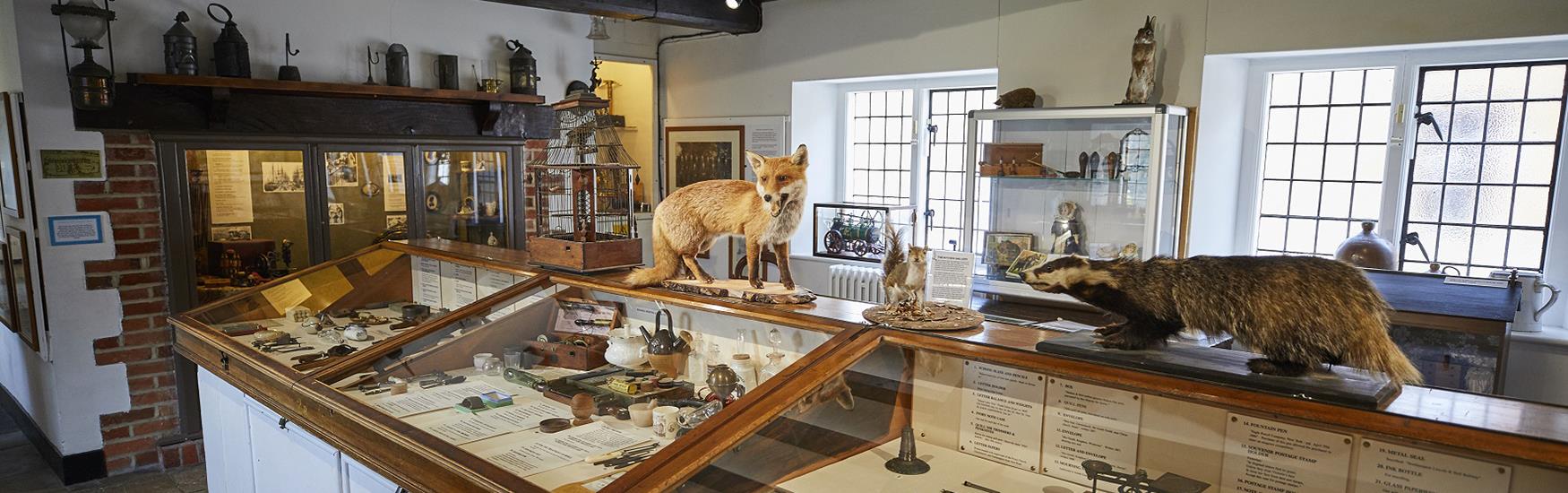 Interior of Red House Museum in Christchurch