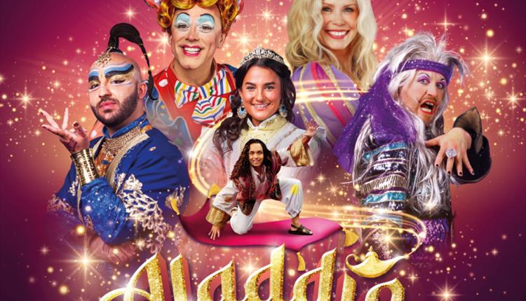 cast of Aladdin panto
