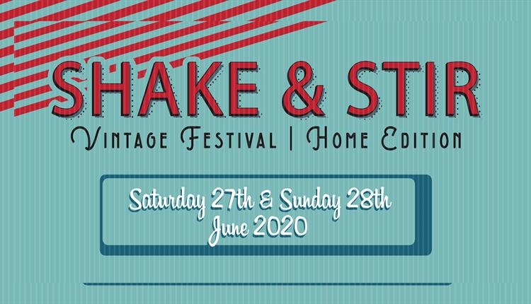 Shake & Stir vintage coloured logo