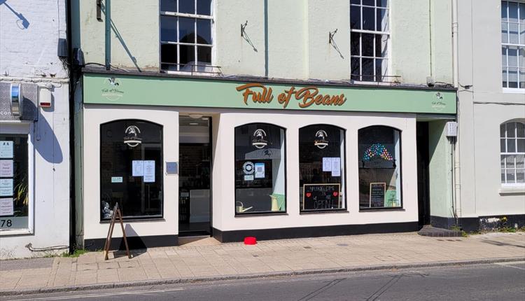 view of outside the cafe