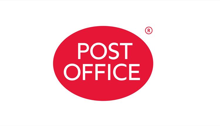 red post office logo.
