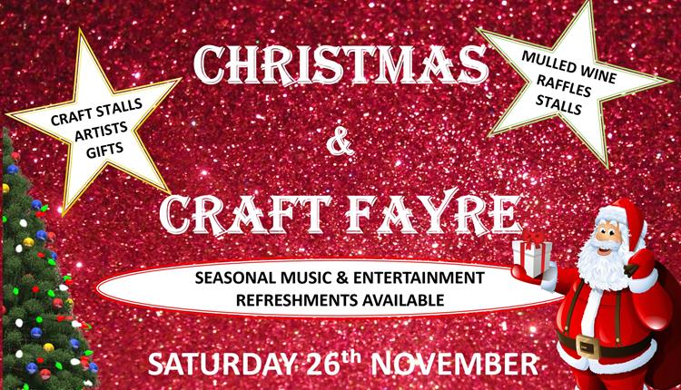 Priory christmas fayre poster