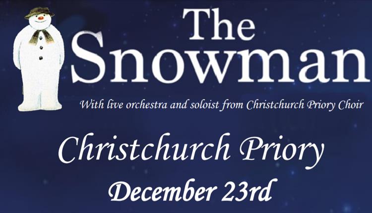 The Snowman at Christchurch priory