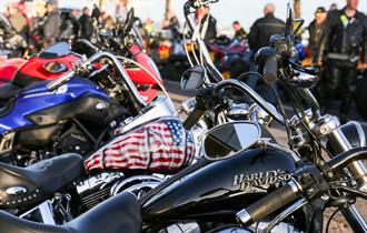Close up of Poole Dream Machines bikes