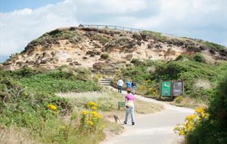 Steps in the cliff