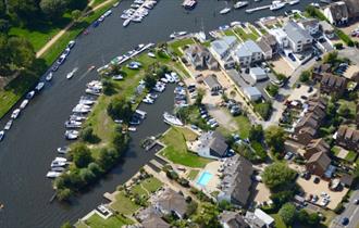 Birds Eye View of Willow Way Marina