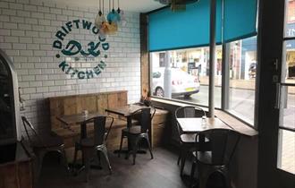 interior of Driftwood Kitchen.