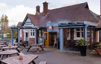 Outside of the iford pub.