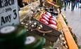 Christmas Stall show casing its festive products at the Christmas market in Bournemouth
