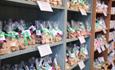Rows of delicious homemade Burley fudge