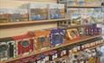 shelves full of goodies