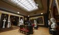 Inside the art gallery at Russell-Cotes House, Gallery and Garden in Bournemouth, Dorset