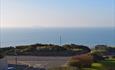 View of the sea and cliff top