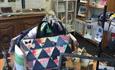 shop interior with craft items for sale
