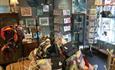 Shop interior with craft items for sale