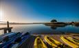 Christchurch Harbour Hotel - beautiful sunset and views over the harbour