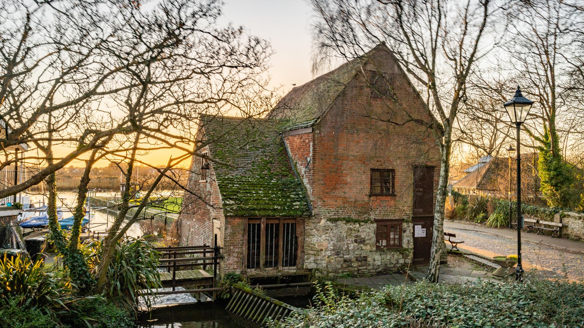 The historic place mill near Christchurch harbour