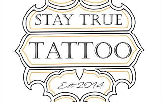 Stay true tattoo logo