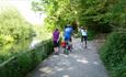 Family Cycling along the River Stour