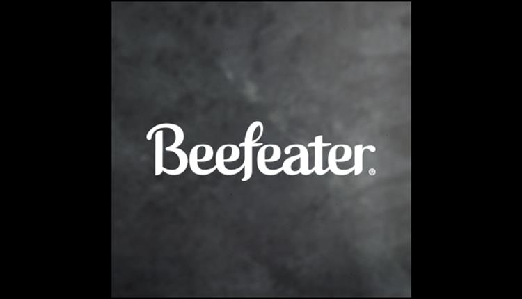 beefeater logo on smoky grey background.
