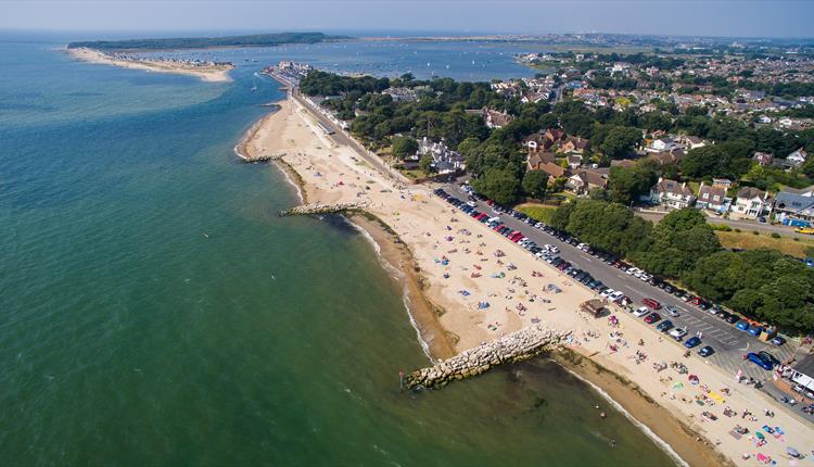 Gundimore Beach, Mudeford, Christchurch in Dorset