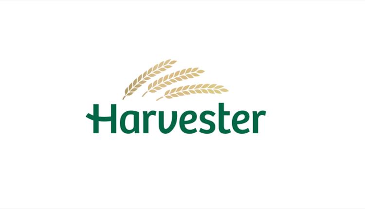 harvester logo on a white background.